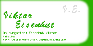 viktor eisenhut business card